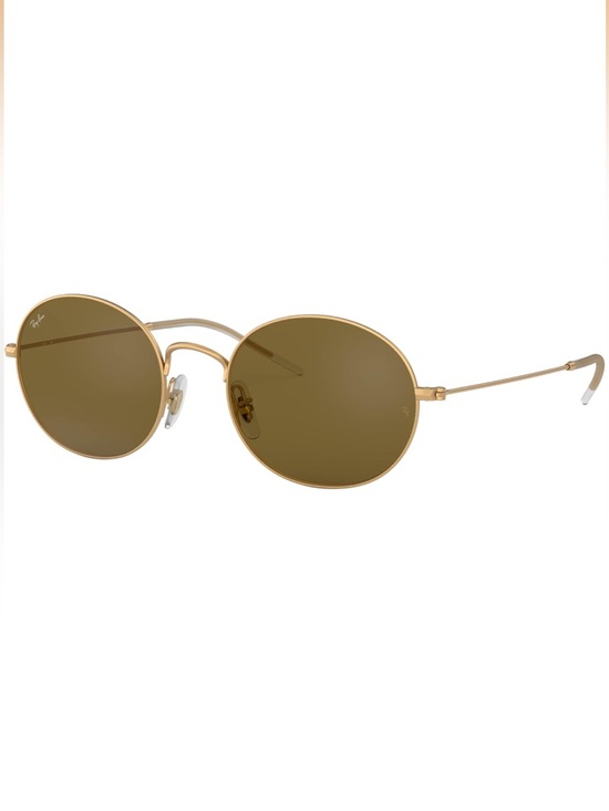 Ray-Ban Accessories - Ray-Ban Oval Sunglasses Brown Gold Frame Classic Chic